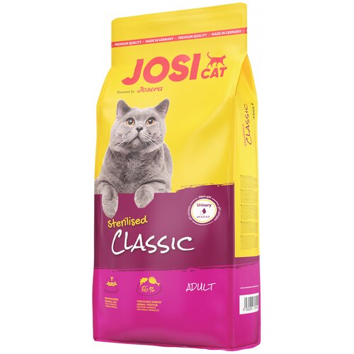 Karma dla kota JOSICAT Sterilised Classic Drób 18 kg