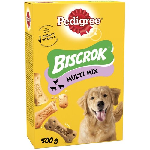 Przysmak dla psa PEDIGREE Biscrok Multi Wołowina z jagnięciną i kurczakiem 500 g