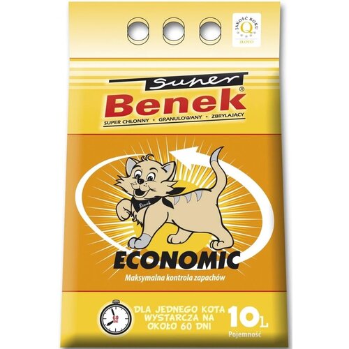 Żwirek dla kota SUPER BENEK Economic 10 L