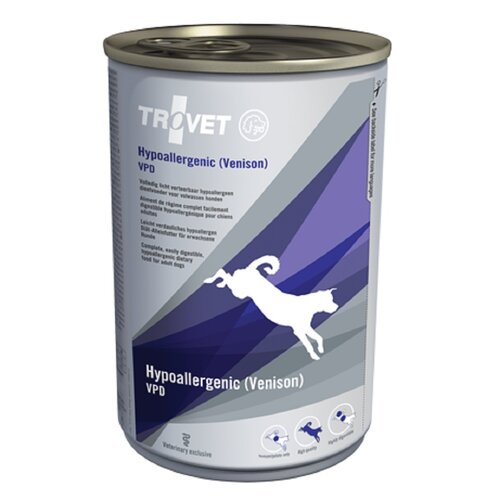 Karma dla psa TROVET Venison VPD Dziczyzna 400 g