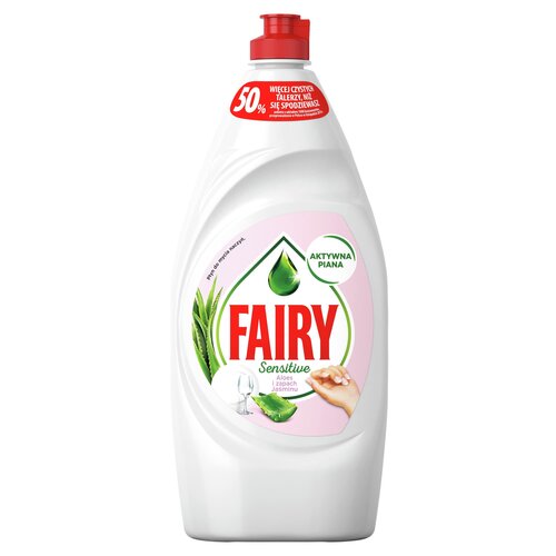Płyn do mycia naczyń FAIRY Sensitive Aloes & Jaśmin 900 ml
