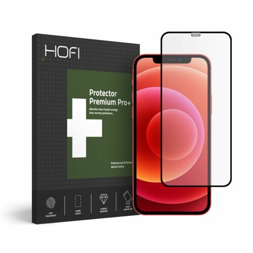 Szkło hartowane HOFI Full Pro+ do Apple iPhone 12/12 Pro Czarny