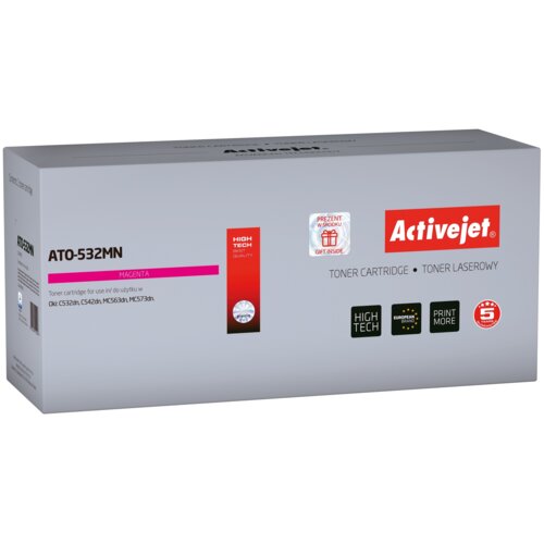 Toner ACTIVEJET do OKI 46490402 ATO-532MN Purpurowy