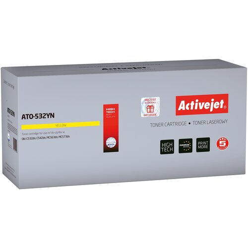 Toner ACTIVEJET do OKI 46490401 ATO-532YN Żółty