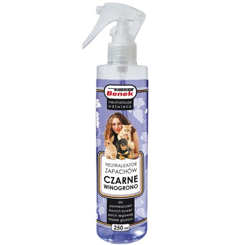 Neutralizator zapachu SUPER BENEK Czarne Winogrono 250 ml