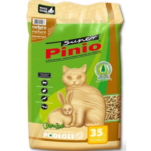 Żwirek dla kota SUPER PINIO Naturalny 35 L