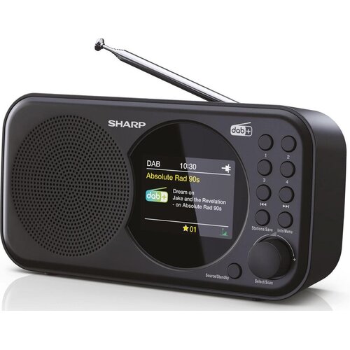 Radio SHARP DR-P320 Czarny