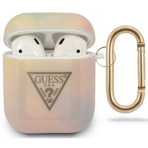 Etui na słuchawki GUESS Tie&Dye Collection Różowy