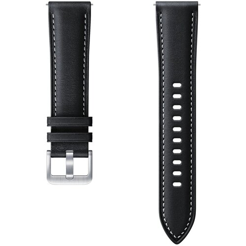 Pasek SAMSUNG Stitch Leather Band do Gear Sport/Galaxy Watch/Galaxy Watch Active Czarny