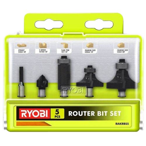 Zestaw frezów RYOBI RAKRBS5 (5 szt.)