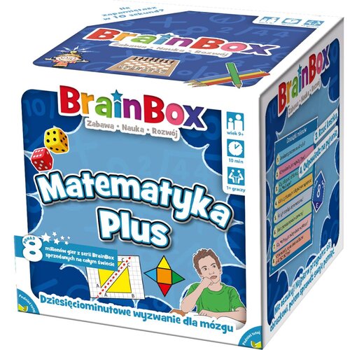 Gra karciana REBEL BrainBox Matematyka Plus (druga edycja)