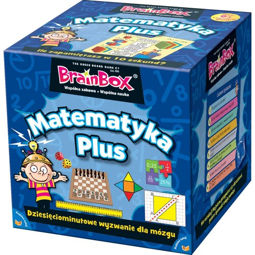 Gra edukacyjna REBEL BrainBox Matematyka Plus 116126