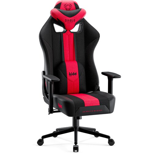 Fotel DIABLO CHAIRS X-Player 2.0 Kido Czarno-czerwony