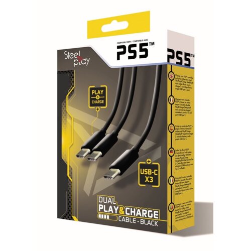 Kabel STEELPLAY Dual Play&Charge do PS5 JVAPS500003