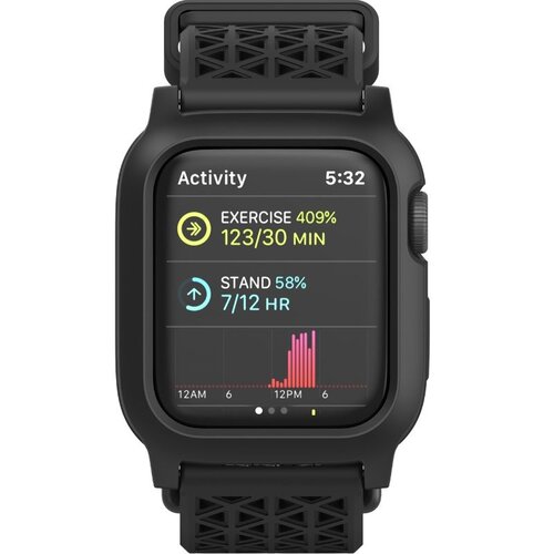 Etui CATALYST Impact Protection do Apple Watch 4/5/6/SE (40 mm) Czarny