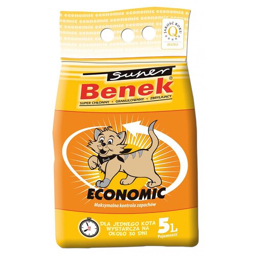Żwirek dla kota SUPER BENEK Economic 5 L