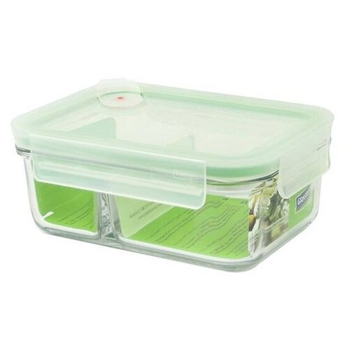 Lunch box GLASSLOCK Duo Aircup Type Przezroczysty