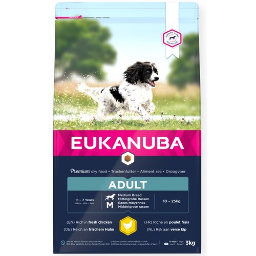 Karma dla psa EUKANUBA Adult Medium Breeds Kurczak 3 kg