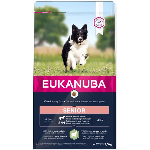 Karma dla psa EUKANUBA Senior Breeds Jagnięcina z ryżem 2.5 kg