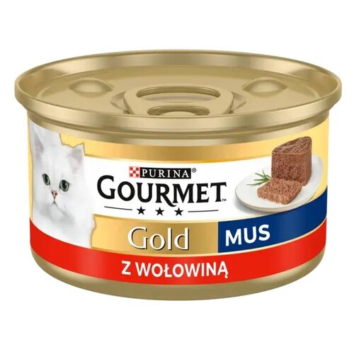 Karma dla kota GOURMET Gold Mus Wołowina 85 g