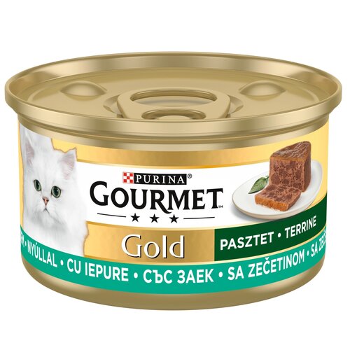 Karma dla kota GOURMET Gold Pasztet Królik 85 g