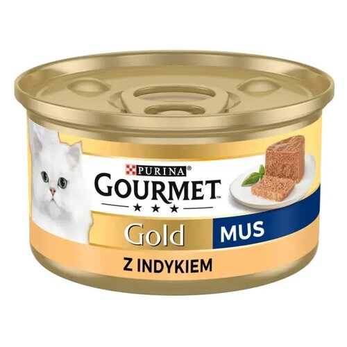 Karma dla kota GOURMET Gold Mus Indyk 85 g