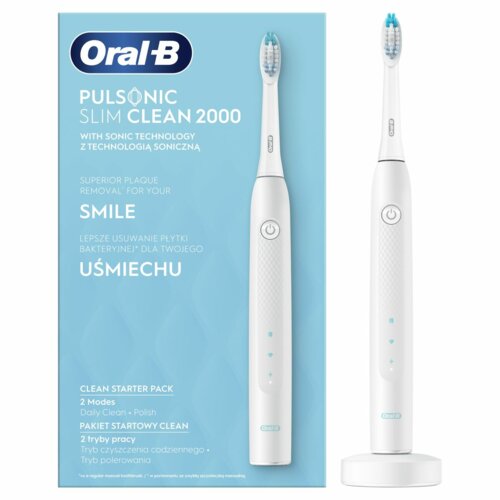 Szczoteczka soniczna ORAL-B Pulsonic Slim Clean 2000 Biały