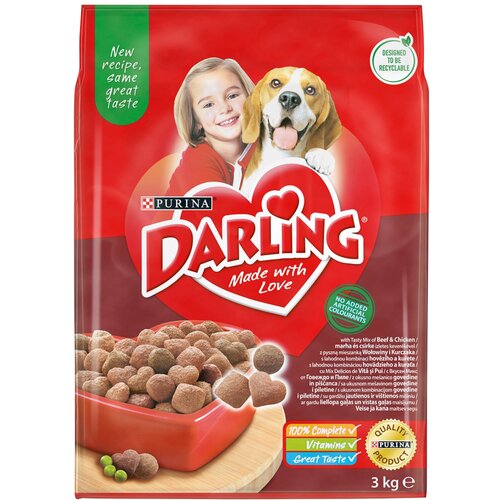 Karma dla psa DARLING Wołowina i kurczak 3 kg