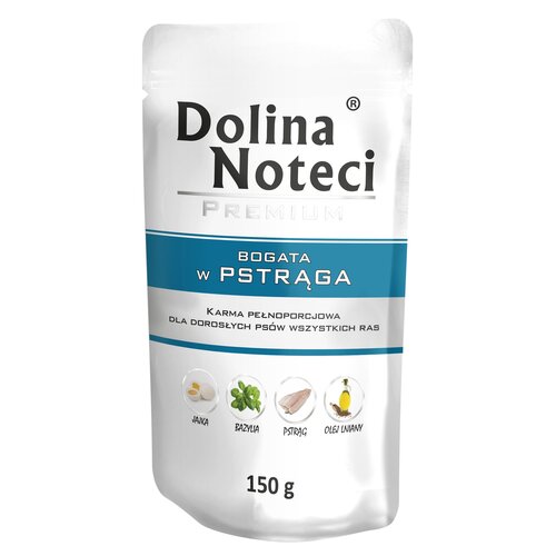 Karma dla psa DOLINA NOTECI Premium Pstrąg 150 g