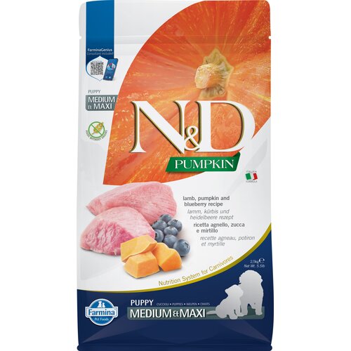Karma dla psa FARMINA N&D GF Jagnięcina z dynią i jagodą 2.5 kg