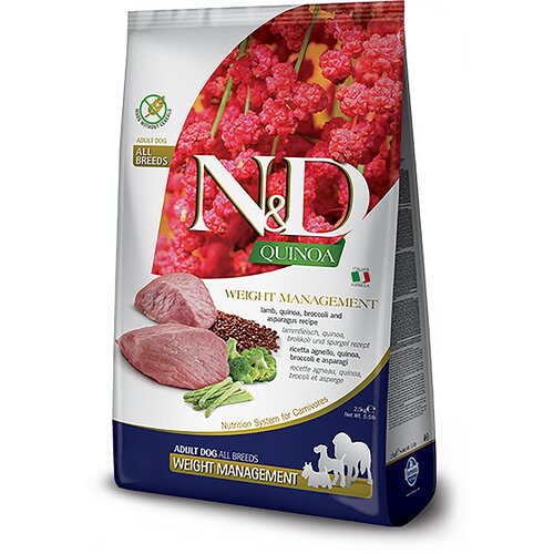 Karma dla psa FARMINA N&D Quinoa Weight Management Jagnięcina 2.5 kg