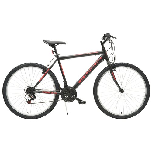 Rower górski MTB INDIANA X-Pulser 1.6 M18 26 cali męski Czarno-czerwony mat