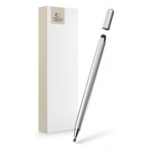 Rysik TECH-PROTECT Magnet Stylus Pen Srebrny