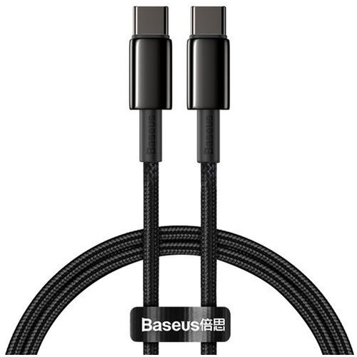 Kabel USB-C - USB-C BASEUS Tungsten Gold 100W 1 m