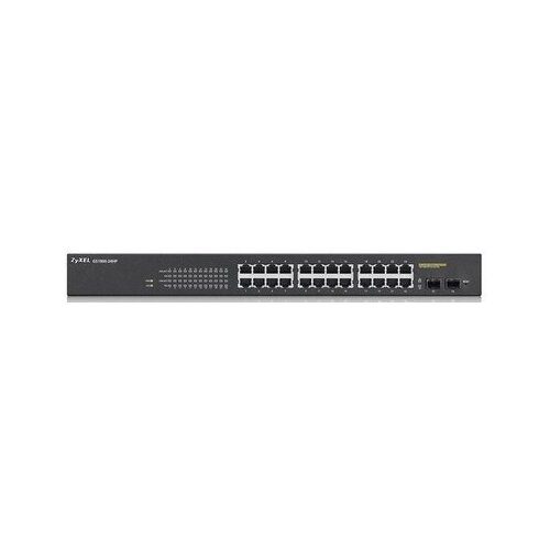 Switch ZYXEL GS190024HPV2-EU0101F Gigabit Ethernet, 26 portów, Funkcja PoE, Zarządzalny
