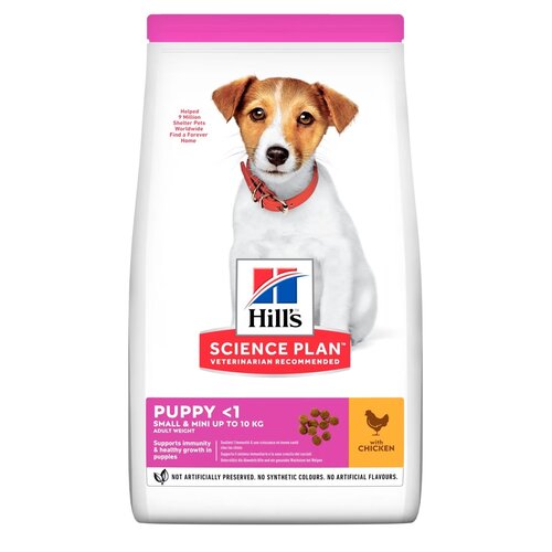 Karma dla psa HILL'S Science Plan Puppy Small & Mini Kurczak 1.5 kg