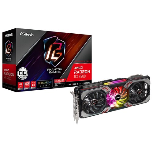 Karta graficzna ASROCK Radeon RX 6800 Phantom Gaming D OC 16GB