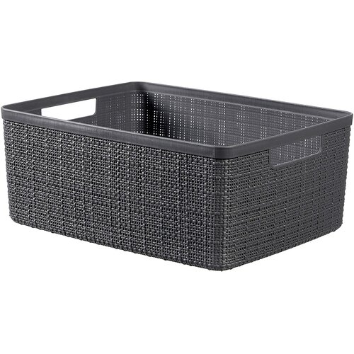 Koszyk CURVER Jute M 245713 Ciemnoszary