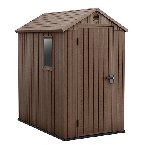 Domek narzędziowy KETER Darwin 4x6 Brązowy 125.8 x 184.5 x 205 cm