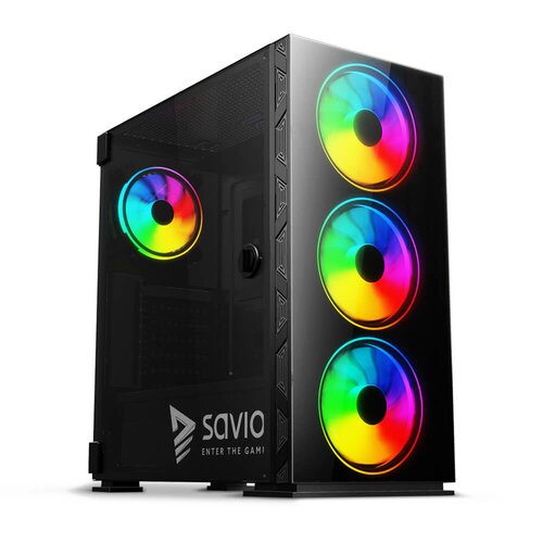 Obudowa SAVIO Prime X1 ARGB Glass