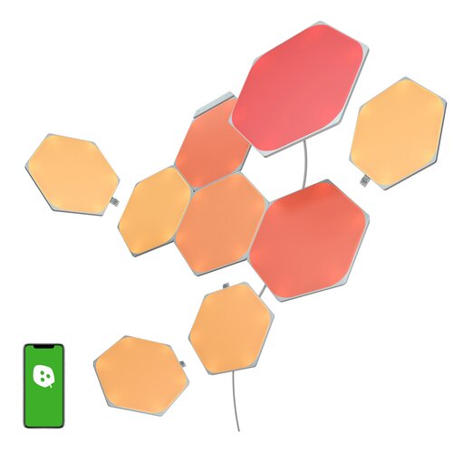 Panele świetlne NANOLEAF Hexagons Starter Kit (9 szt.)