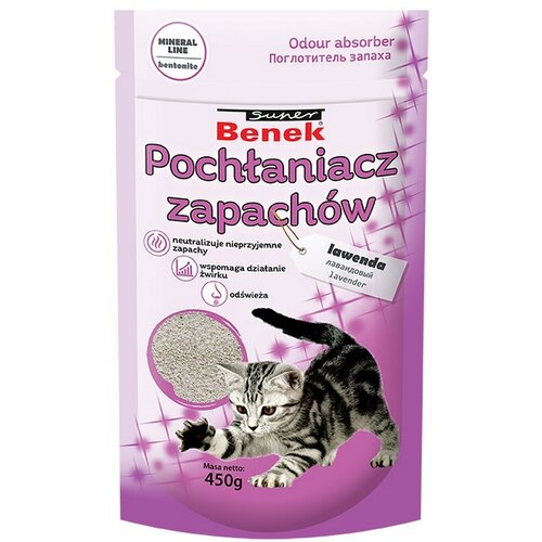 Pochłaniacz zapachu SUPER BENEK Lawenda 0.45 kg