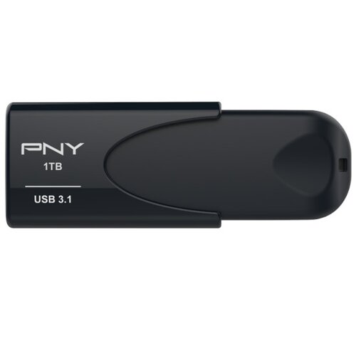 Pendrive PNY Attaché 4 1TB, USB 3.2 Gen. 2 (USB 3.1), Odczyt 80 Mb/s, Zapis 20 Mb/s
