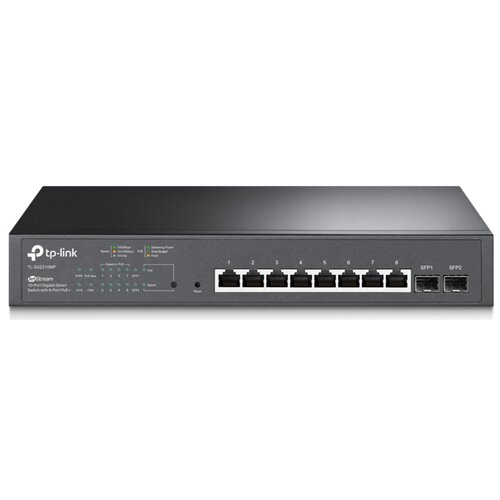 Switch TP-LINK TL-SG2210MP Gigabit Ethernet, 10 portów, Funkcja PoE, Zarządzalny