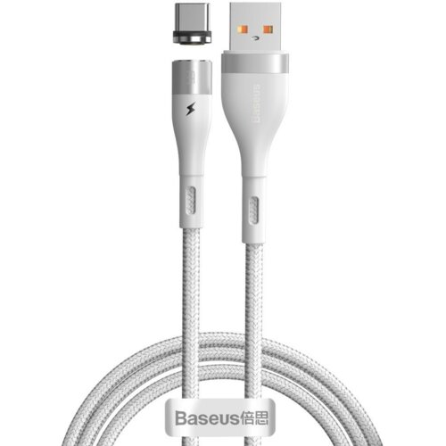 Kabel USB - USB-C BASEUS Zinc 1 m Biały
