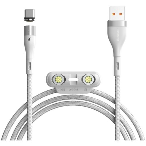 Kabel USB - USB-C - Lightning - Micro-USB BASEUS 1 m Biały
