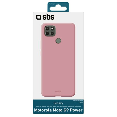 Etui SBS Sensity do Motorola Moto G9 Power Różowy