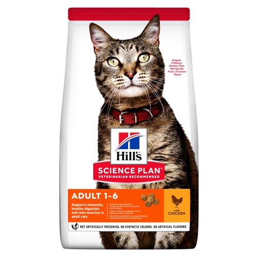 Karma dla kota HILL'S Science Plan Feline Adult Kurczak 10 kg