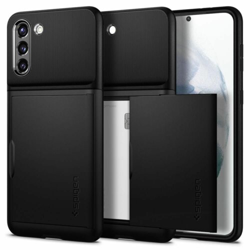Etui SPIGEN Slim Armor Cs do Samsung Galaxy S21+ Czarny