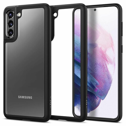 Etui SPIGEN Ultra Hybrid do Samsung Galaxy S21 Czarno-przezroczysty